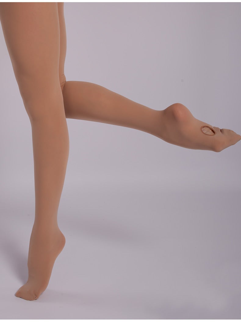 Loquat Spring New Girls Dance Socks 90D Velvet Tight Ballet Pantyhose High Elastic Dance Tights Increased - Image 1